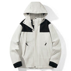 Ellis | Mens Waterproof Hardshell Ski Jacket, Ivory White