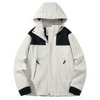 Ellis | Mens Waterproof Hardshell Ski Jacket, Ivory White