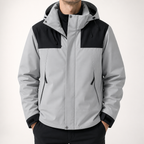 Ellis | Mens Waterproof Hardshell Ski Jacket, Light Grey