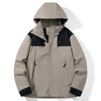 Ellis | Mens Waterproof Hardshell Ski Jacket, Light Grey