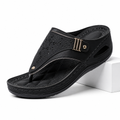 Ember | Womens Studded Wedge Flip Flops Toe Post Sandals