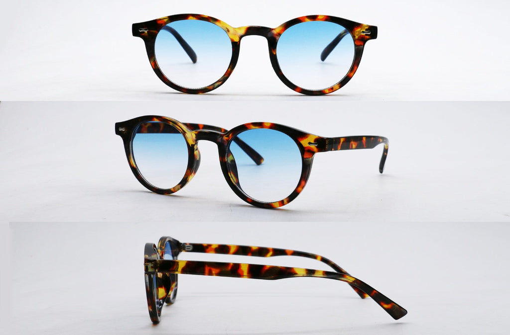 Emery | Womens Retro Round Sunglasses UV400 Protection Full Frame Shades