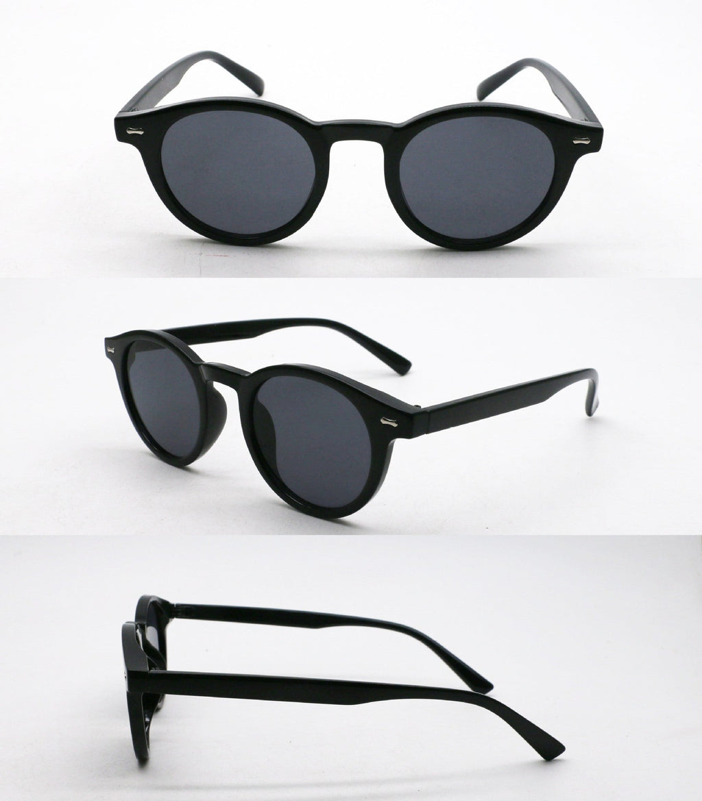 Emery | Womens Retro Round Sunglasses UV400 Protection Full Frame Shades