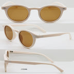 Emery | Womens Retro Round Sunglasses UV400 Protection Full Frame Shades