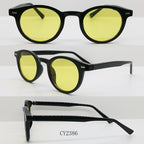 Emery | Womens Retro Round Sunglasses UV400 Protection Full Frame Shades