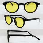 Emery | Womens Retro Round Sunglasses UV400 Protection Full Frame Shades