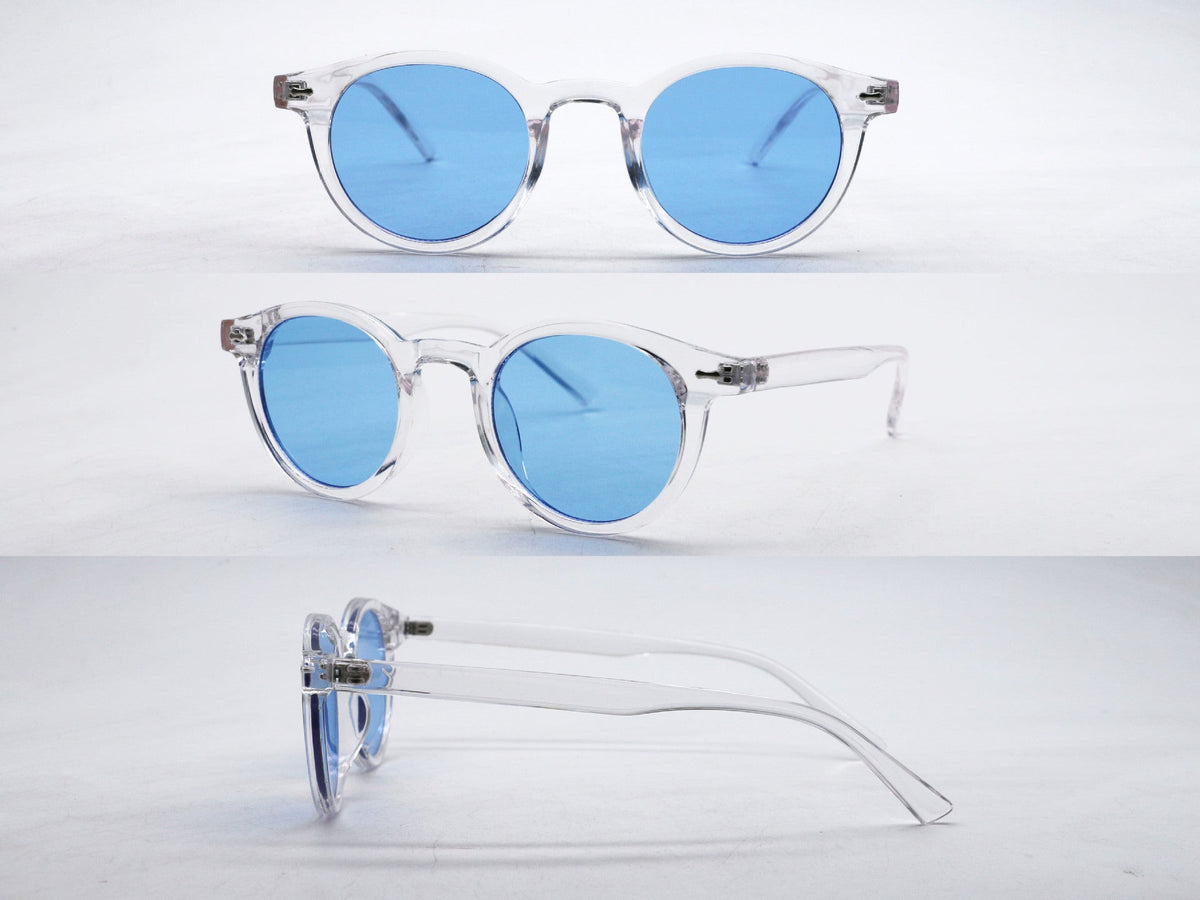 Emery | Womens Retro Round Sunglasses UV400 Protection Full Frame Shades