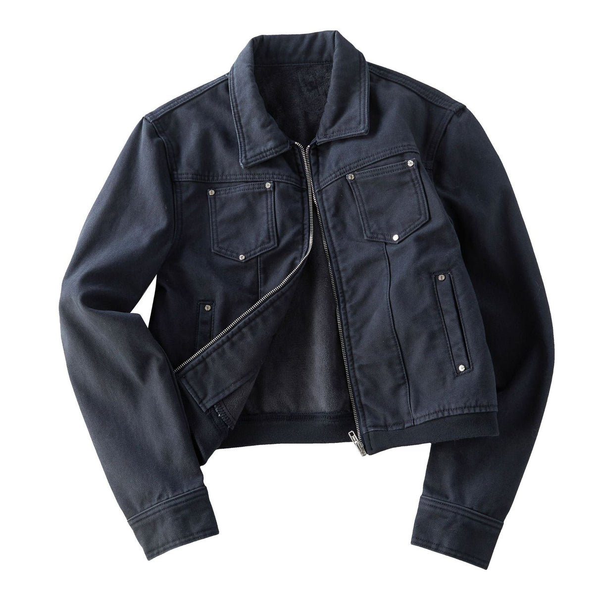 Emilia | Womens Cropped Vintage Denim Jacket