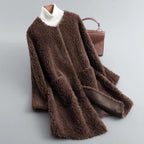 Emma | Womens Faux Fur Coat Longline Warm Winter Jacket