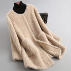 Emma | Womens Faux Fur Coat Longline Warm Winter Jacket