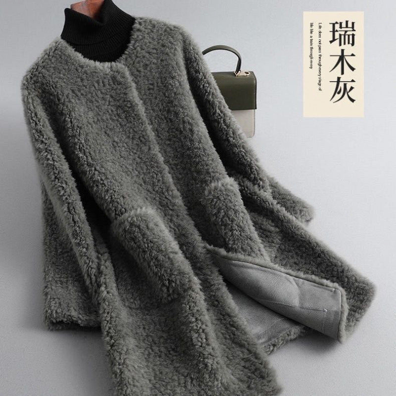 Emma | Womens Faux Fur Coat Longline Warm Winter Jacket