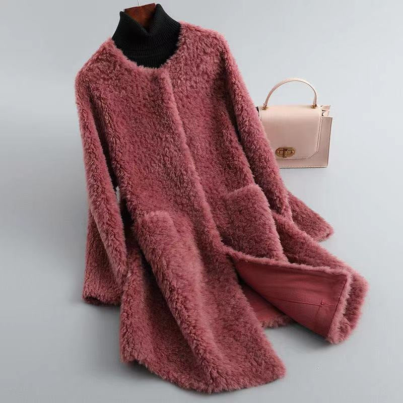 Emma | Womens Faux Fur Coat Longline Warm Winter Jacket