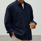 Emmett | Mens Corduroy Long Sleeve Shirt - 2