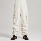 Emrys | Mens Ski Trousers Bib Waterproof Windproof Snowboard Salopettes, Off