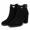 Esther | Womens Chunky Heel British Style Casual Ankle Chelsea Boots