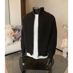 Eugene | Mens Cardigan Sweater Zip Knit Stand Collar Casual Jacket