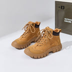 Eve | Womens Chunky Platform Lace Up Combat Ankle Boots