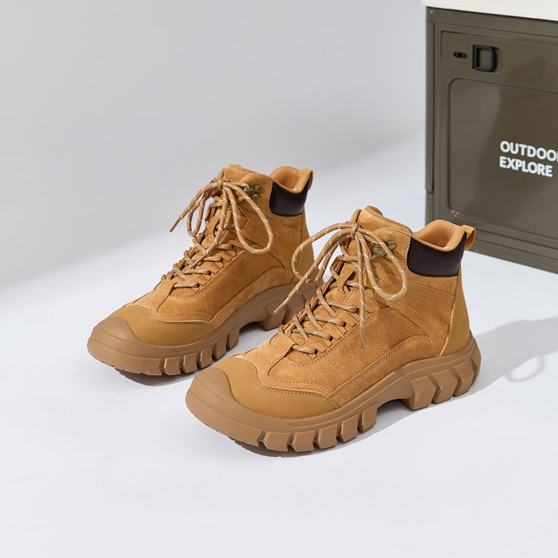 Eve | Womens Chunky Platform Lace Up Combat Ankle Boots