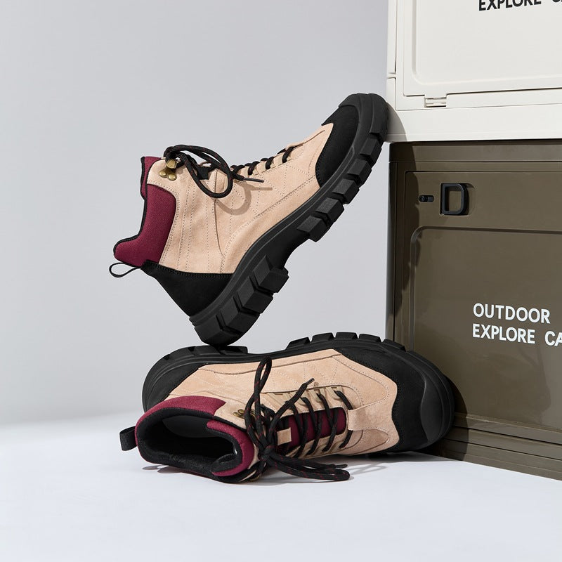 Eve | Womens Chunky Platform Lace Up Combat Ankle Boots