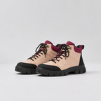 Eve | Womens Chunky Platform Lace Up Combat Ankle Boots, Chestnut 2