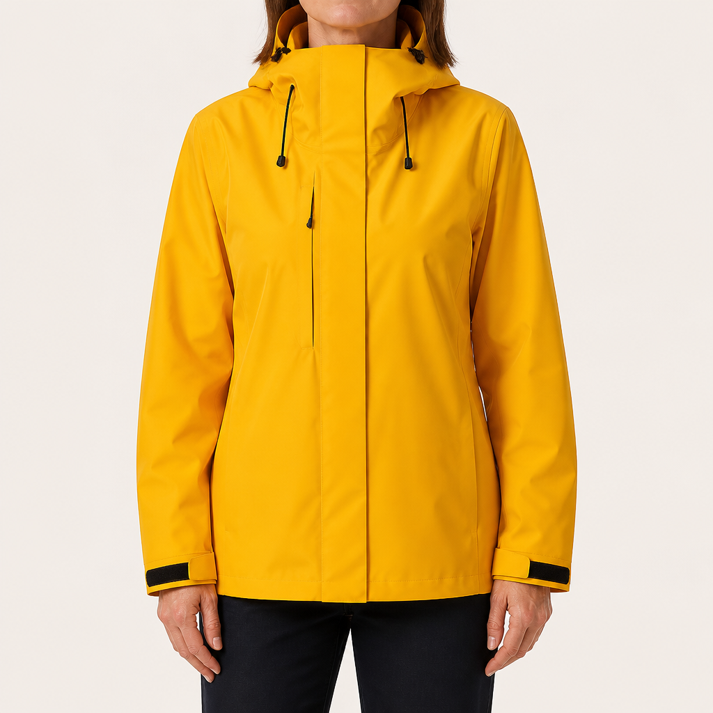 Evelyn | Womens Waterproof Windproof 3-in-1 Jacket, Yellow