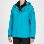 Evelyn | Womens Waterproof Windproof 3-in-1 Jacket, Cobalt Blue