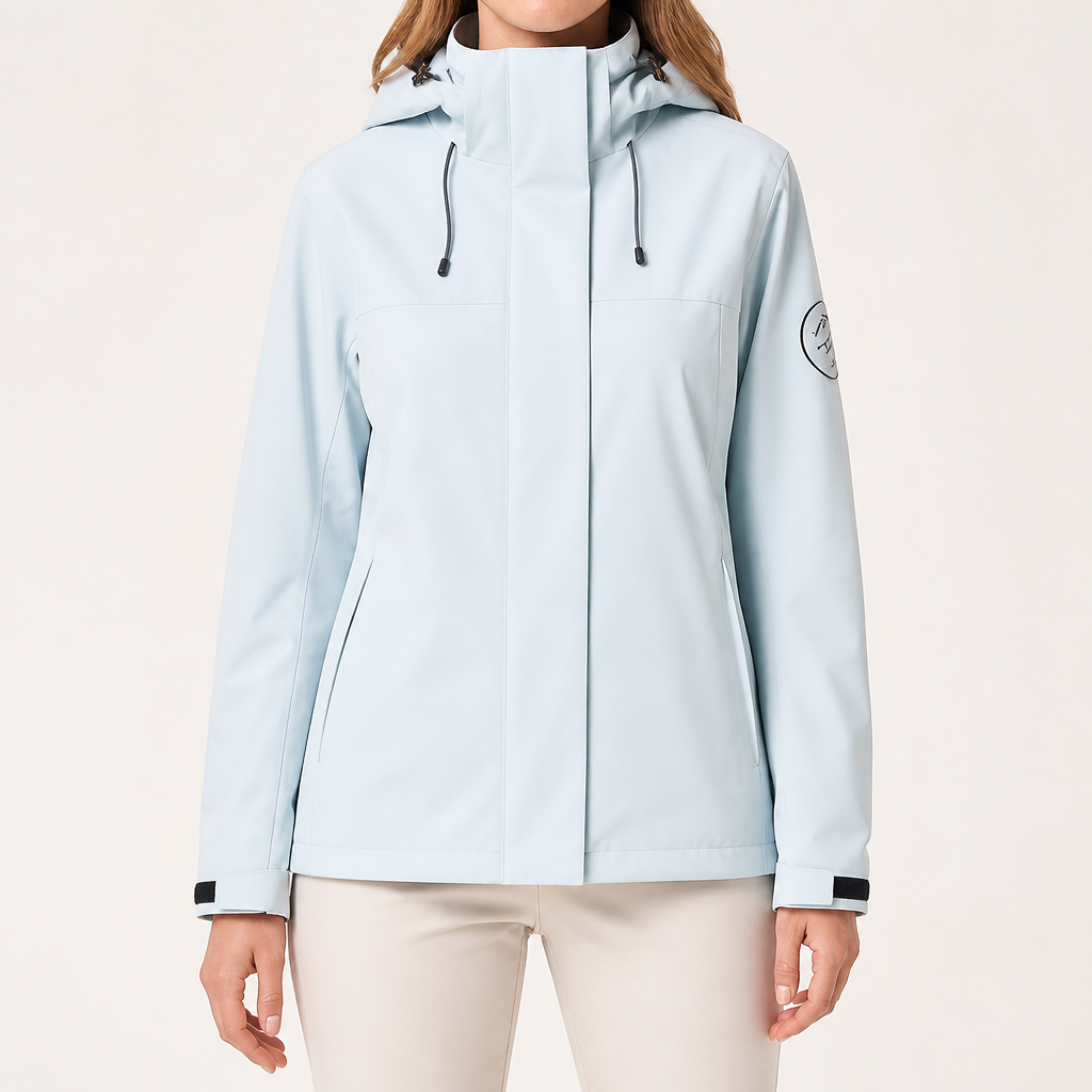 Evelyn | Womens Waterproof Windproof 3-in-1 Jacket, Moonlight Blue