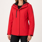 Evelyn | Womens Waterproof Windproof 3-in-1 Jacket, Red