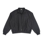 Ezra | Mens Striped Zip Track Lightweight Sports Jacket - Black