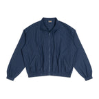 Ezra | Mens Striped Zip Track Lightweight Sports Jacket - Blue