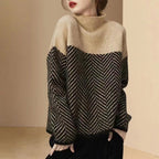 Fabienne | Womens Chunky Knit Jumper - Khaki