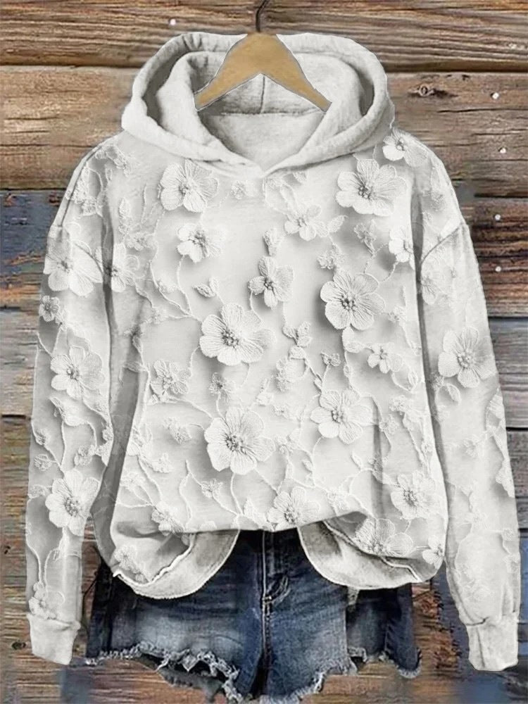 Flora | Womens Graphic Hoodie 3D Printed Casual Pullover Sweatshirt
