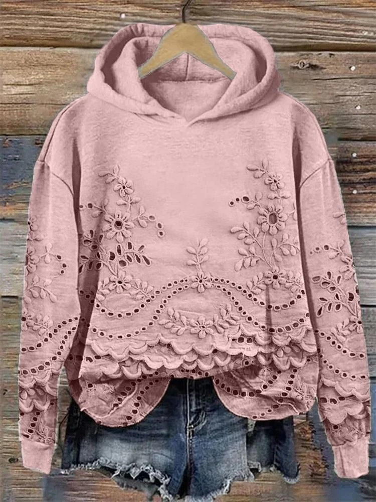 Flora | Womens Graphic Hoodie 3D Printed Casual Pullover Sweatshirt
