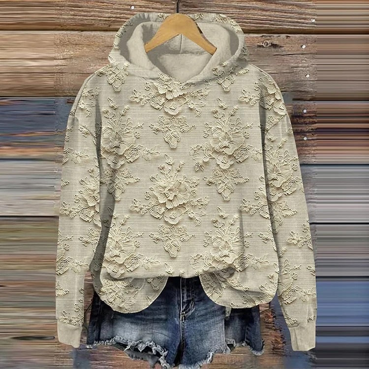 Flora | Womens Graphic Hoodie 3D Printed Casual Pullover Sweatshirt