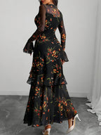 Frances | Womens Floral Midi Dress Spaghetti Strap French Style Summer Sundress