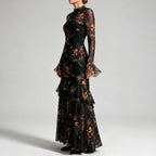 Frances | Womens Floral Midi Dress Spaghetti Strap French Style Summer Sundress