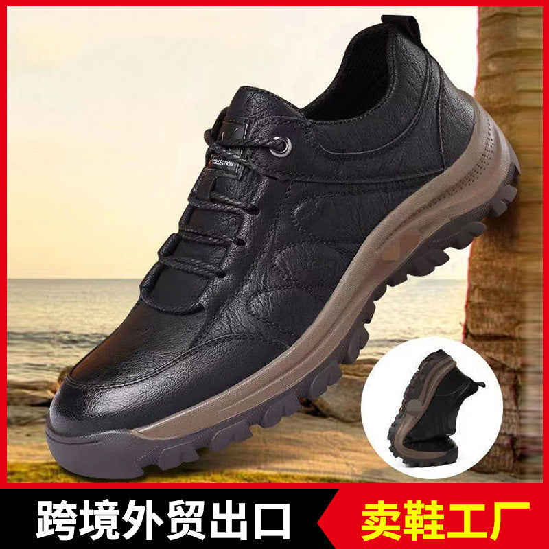 Franklin | Mens British Non Slip Leather Casual Smart Shoes - 1