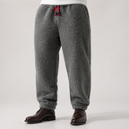 Frederick | Mens Fleece Lined Padded Warm Winter Pants, Grey