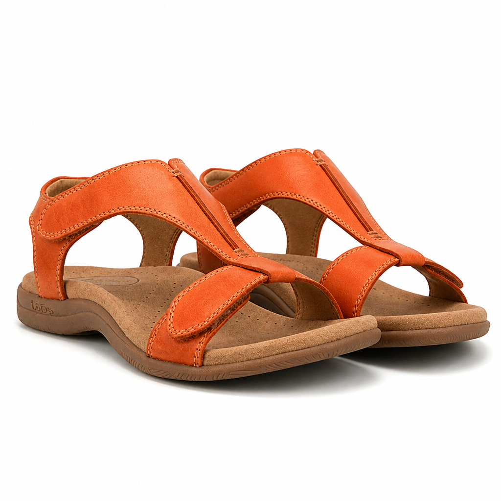 Gabriela | Womens Comfortable Flat Massage Beach Sandals