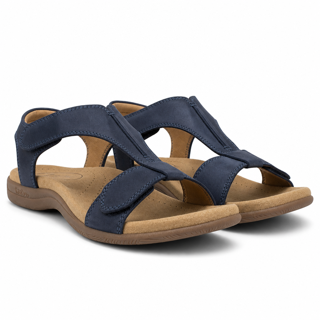 Gabriela | Womens Comfortable Flat Massage Beach Sandals