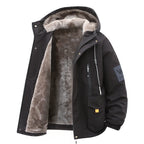 Garland | Mens Winter Fleece Lined Hooded Padded Parka Jacket
