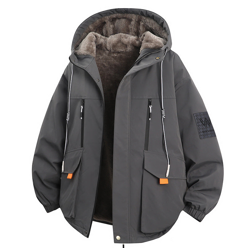 Garland | Mens Winter Fleece Lined Hooded Padded Parka Jacket