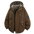 Garland | Mens Winter Fleece Lined Hooded Padded Parka Jacket