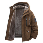 Garland | Mens Winter Fleece Lined Hooded Padded Parka Jacket
