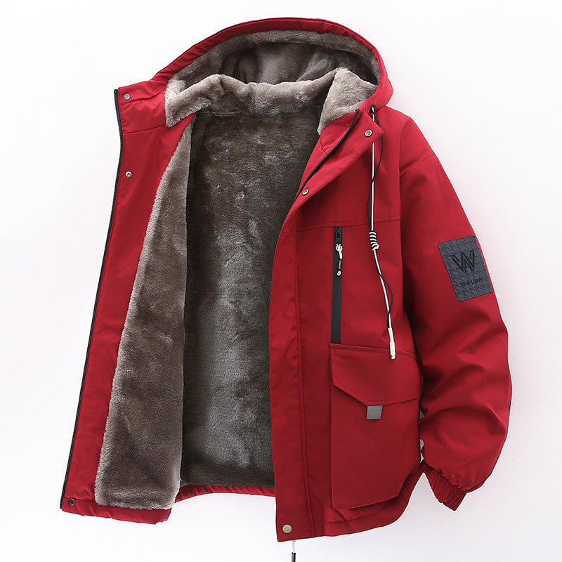 Garland | Mens Winter Fleece Lined Hooded Padded Parka Jacket