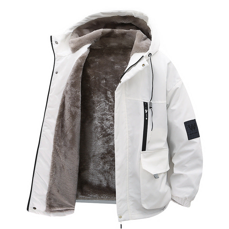 Garland | Mens Winter Fleece Lined Hooded Padded Parka Jacket