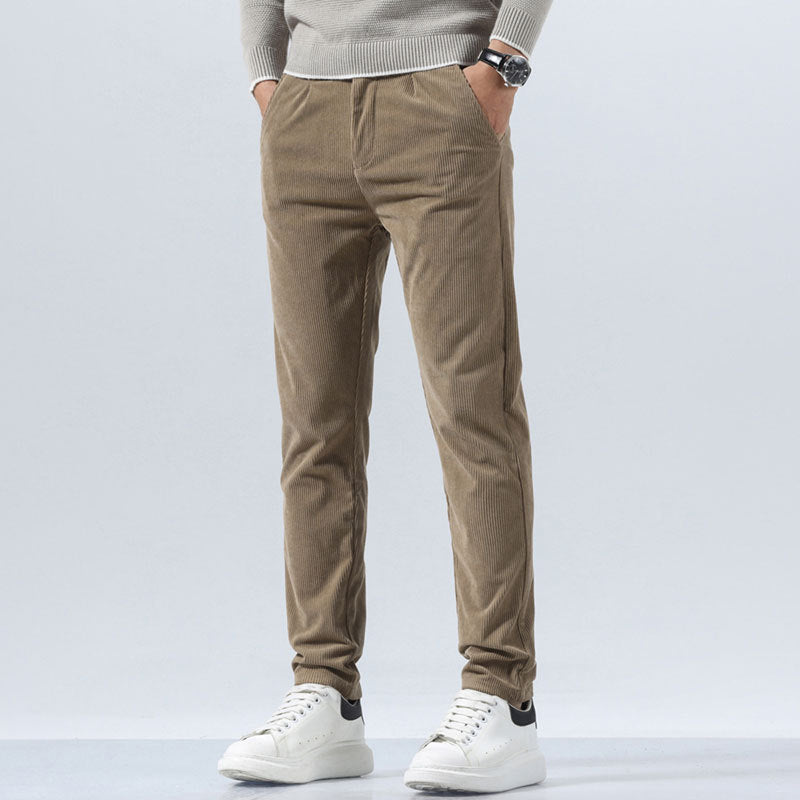Garth | Mens Dress Slim Fit Straight Leg Business Casual Pants
