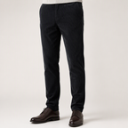 Garth | Mens Dress Slim Fit Straight Leg Business Casual Pants, Black 4