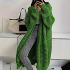 Georgia | Womens Long Cardigan Knit Loose Thick Winter Ladies Sweater