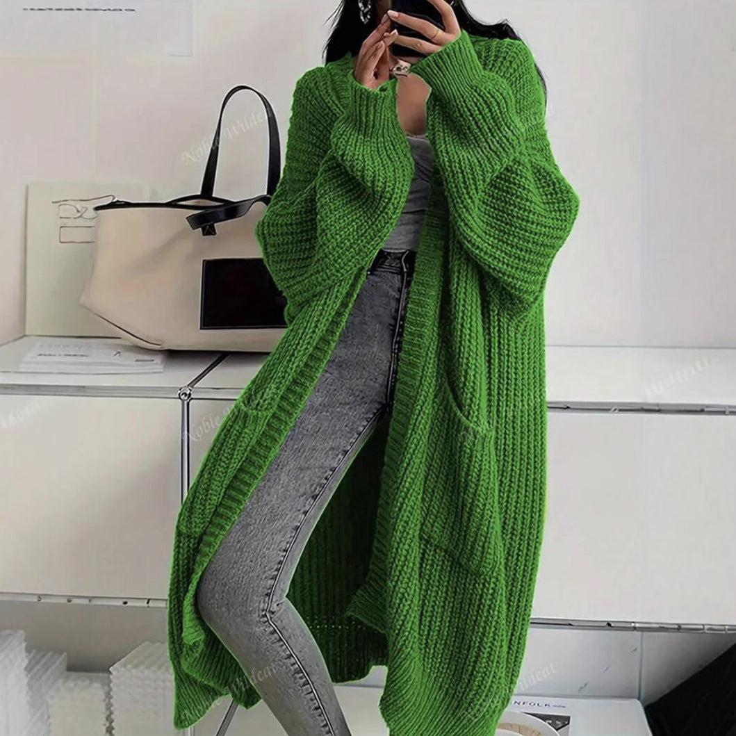 Georgia | Womens Long Cardigan Knit Loose Thick Winter Ladies Sweater